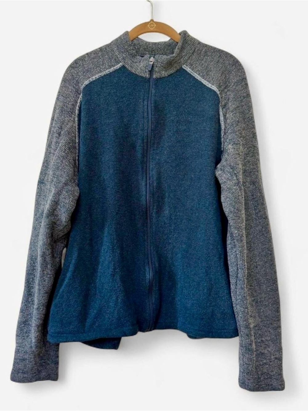 Kuhl dual toned alpaca fleece zip up